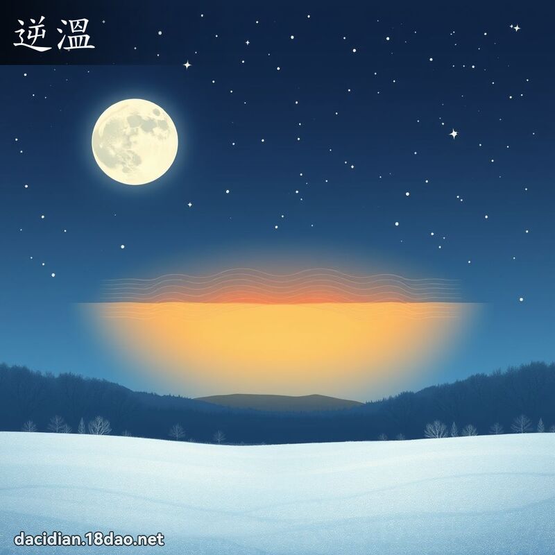 逆溫 - 國語大辭典配圖