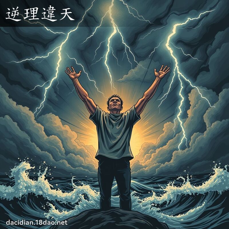 逆理違天 - 國語大辭典配圖