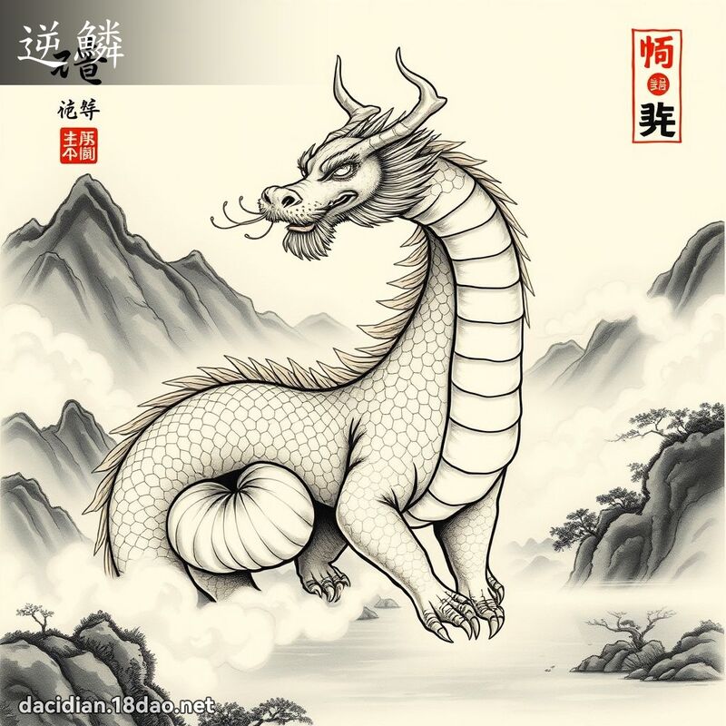 逆鳞 - 国语大辞典配图