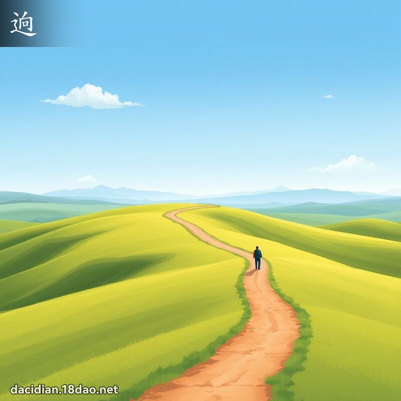 逈 - 國語大辭典配圖