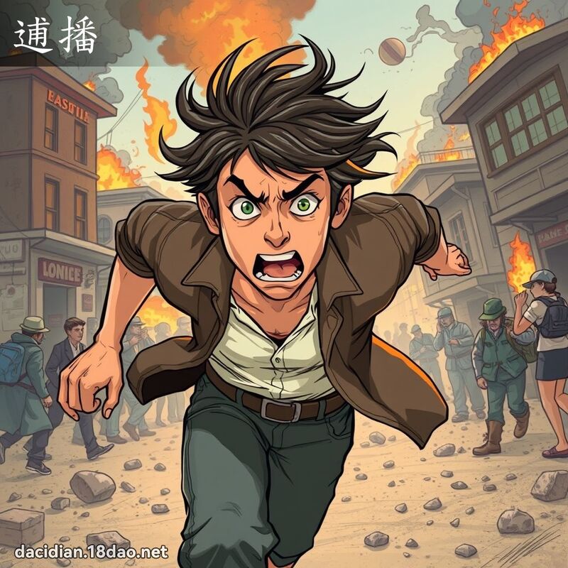 逋播 - 国语大辞典配图
