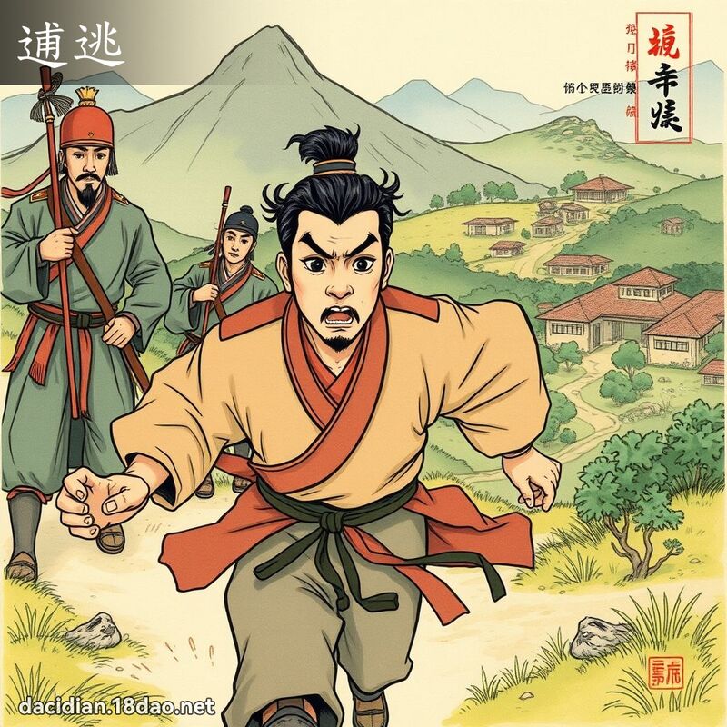 逋逃 - 國語大辭典配圖