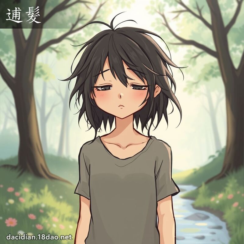 逋髮 - 國語大辭典配圖