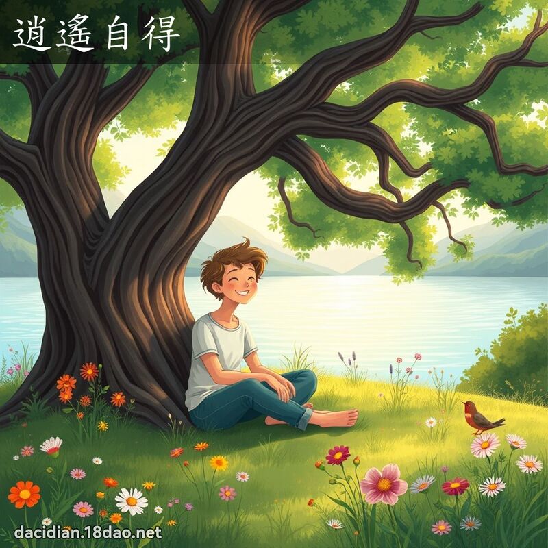 逍遙自得 - 國語大辭典配圖
