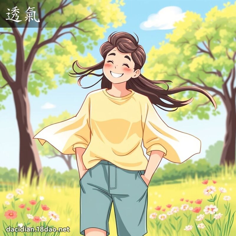 透气 - 国语大辞典配图