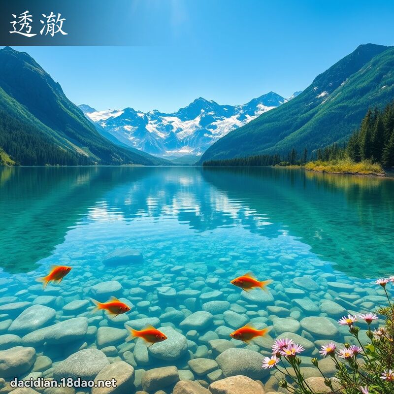 透澈 - 國語大辭典配圖