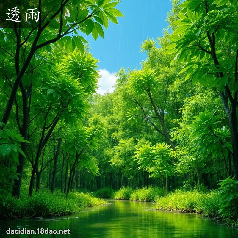 透雨 - 國語大辭典配圖