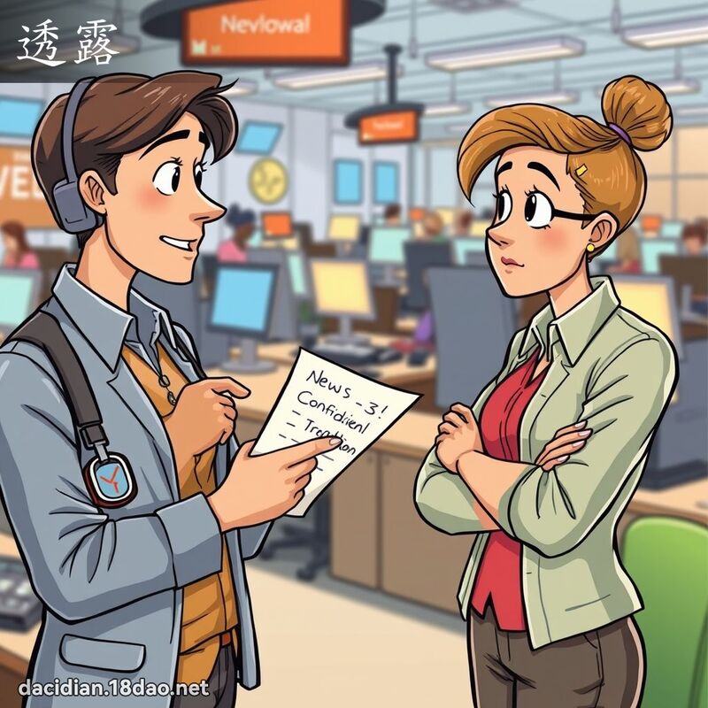 透露 - 国语大辞典配图
