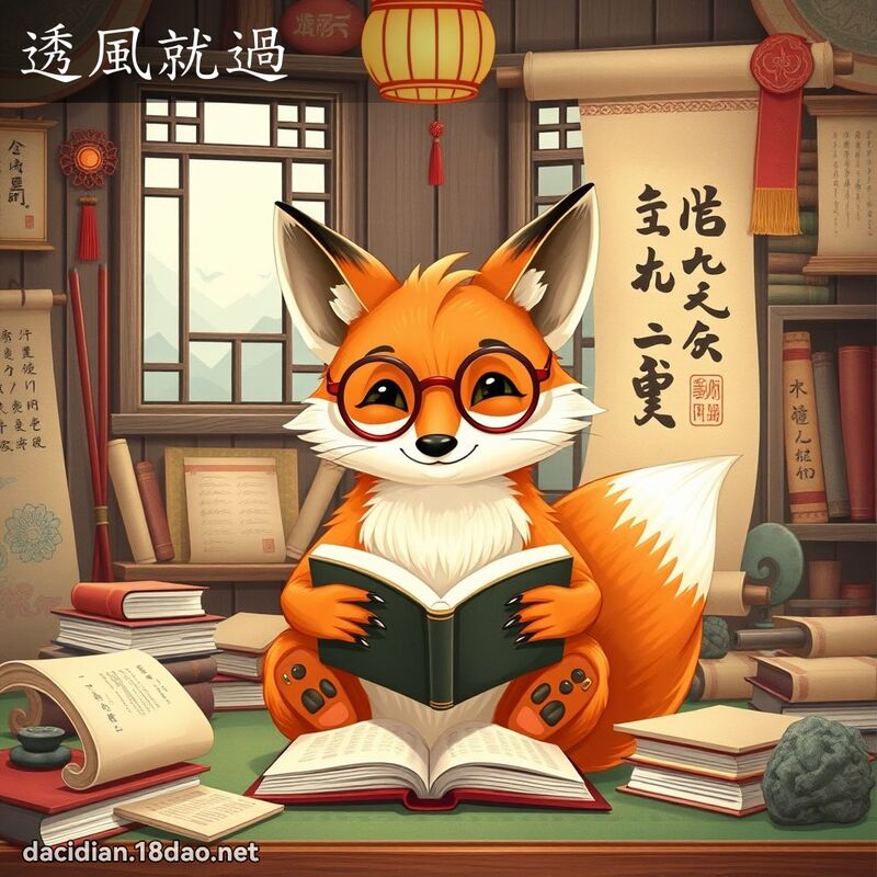 透风就过 - 国语大辞典配图
