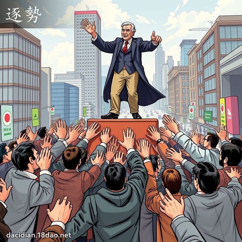 逐勢 - 國語大辭典配圖