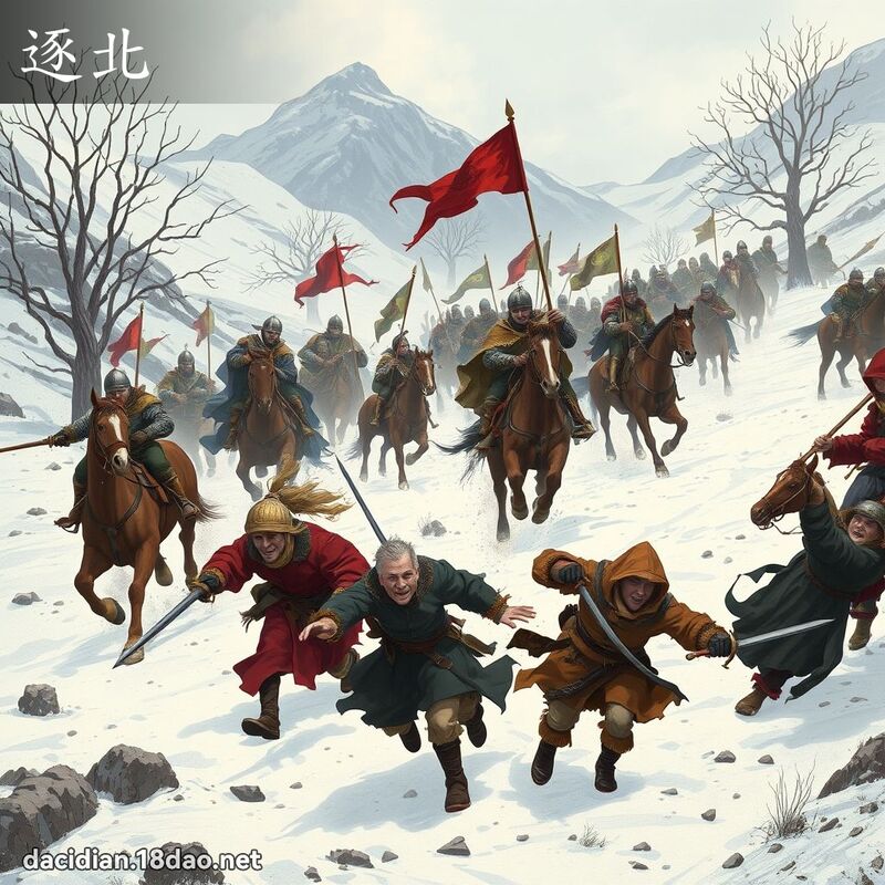 逐北 - 國語大辭典配圖