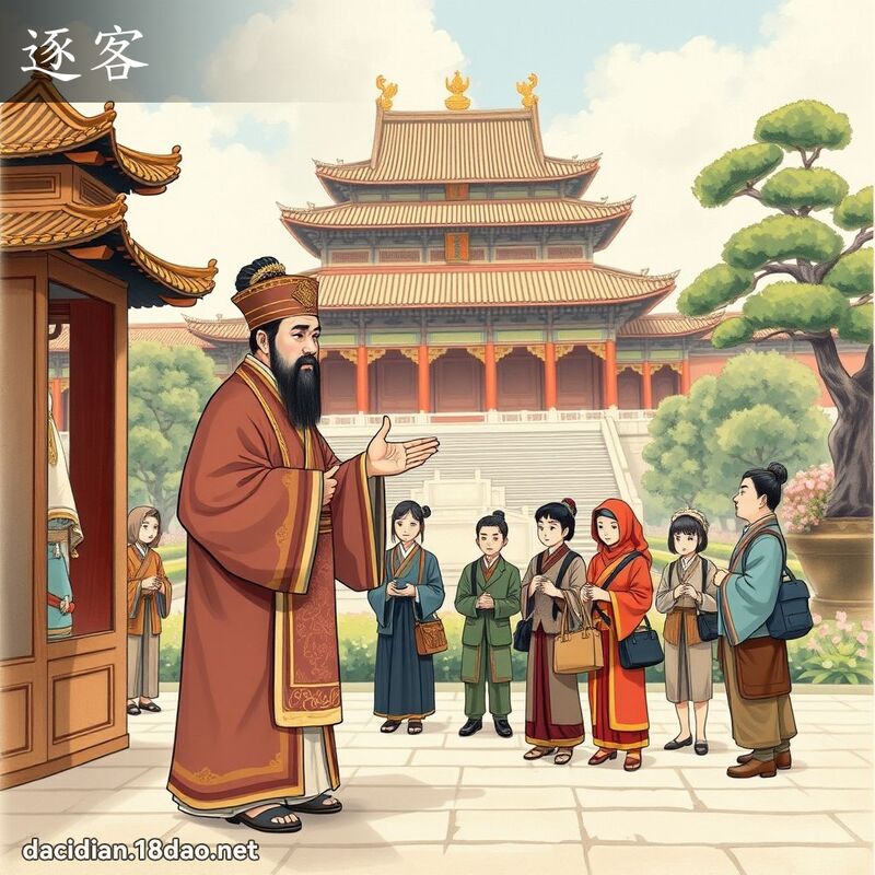 逐客 - 国语大辞典配图
