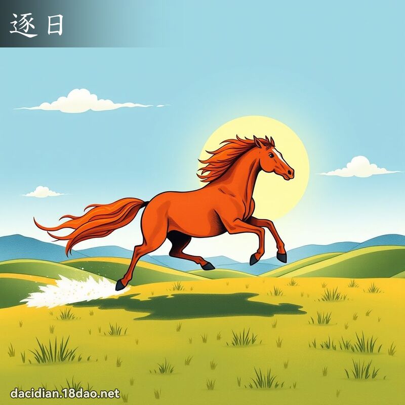 逐日 - 国语大辞典配图
