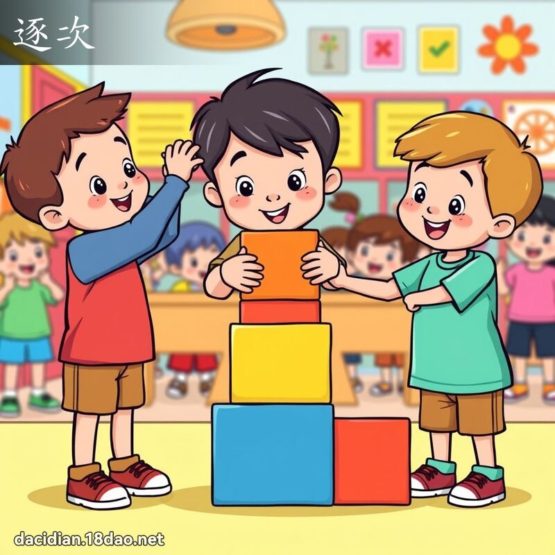 逐次 - 国语大辞典配图