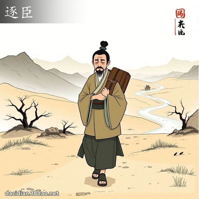 逐臣 - 国语大辞典配图