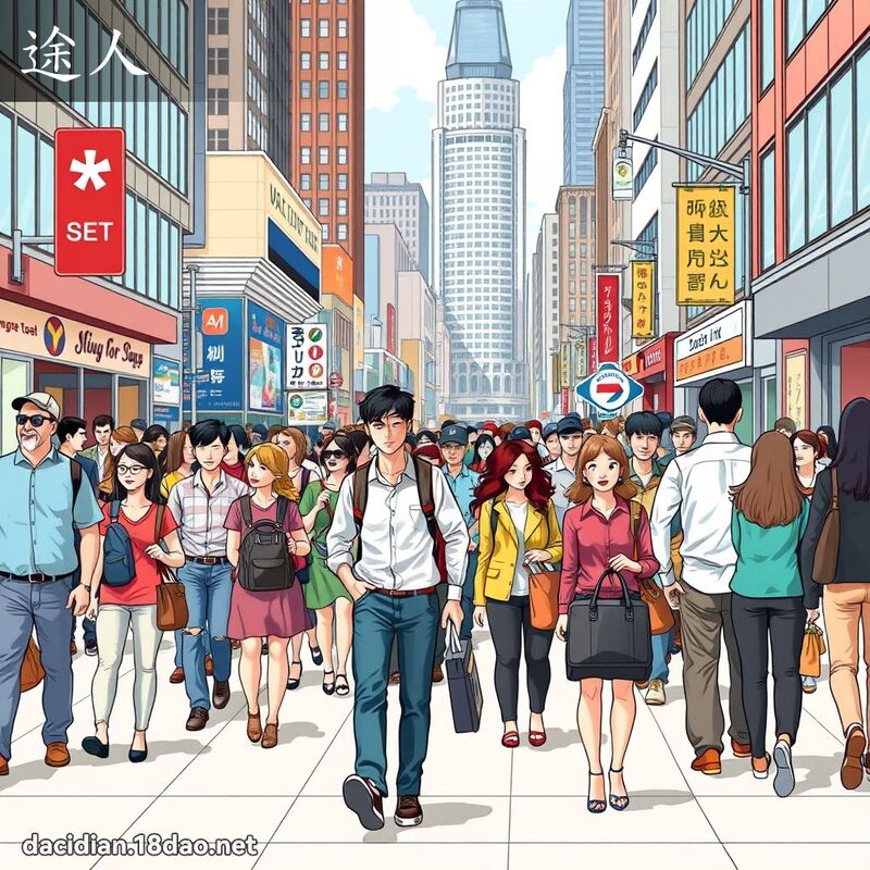 途人 - 国语大辞典配图