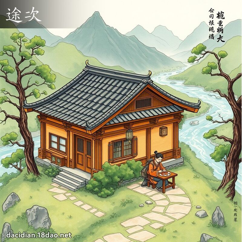 途次 - 国语大辞典配图