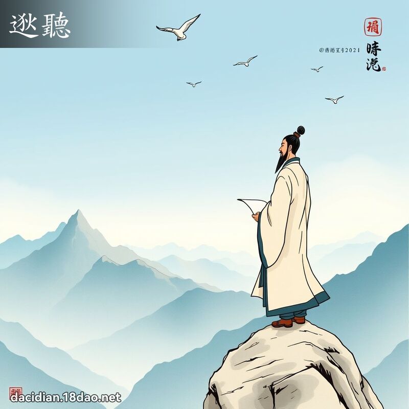 逖聽 - 國語大辭典配圖