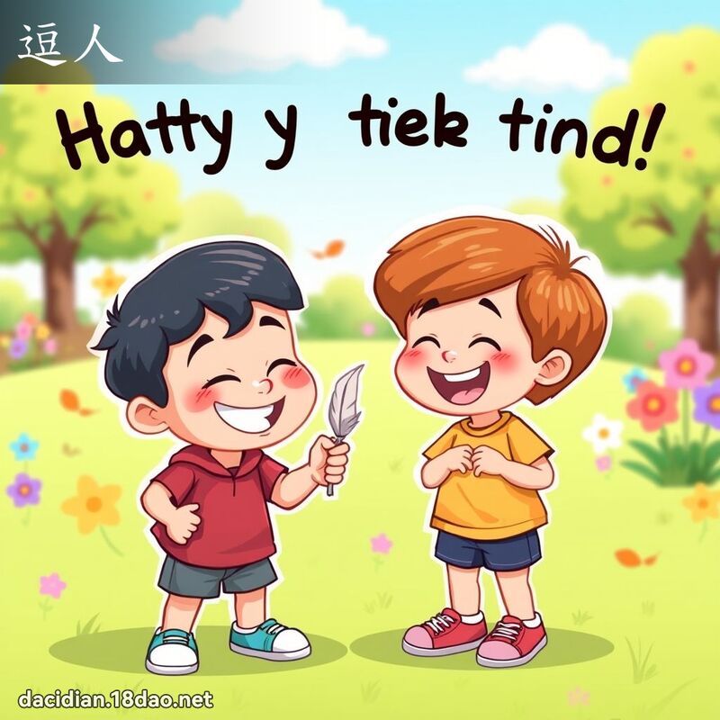 逗人 - 國語大辭典配圖