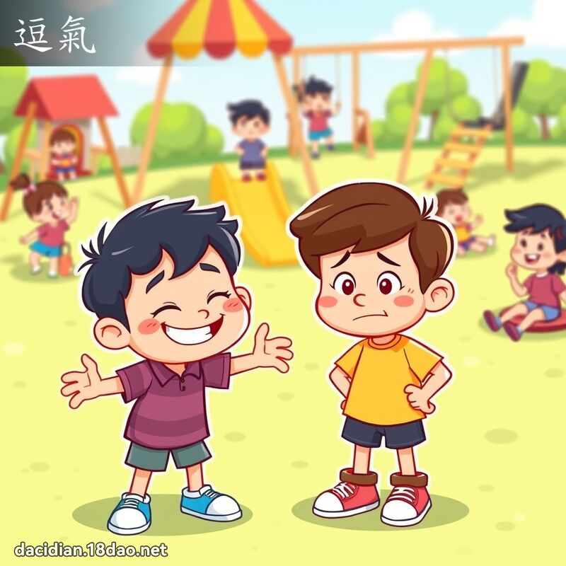 逗氣 - 國語大辭典配圖