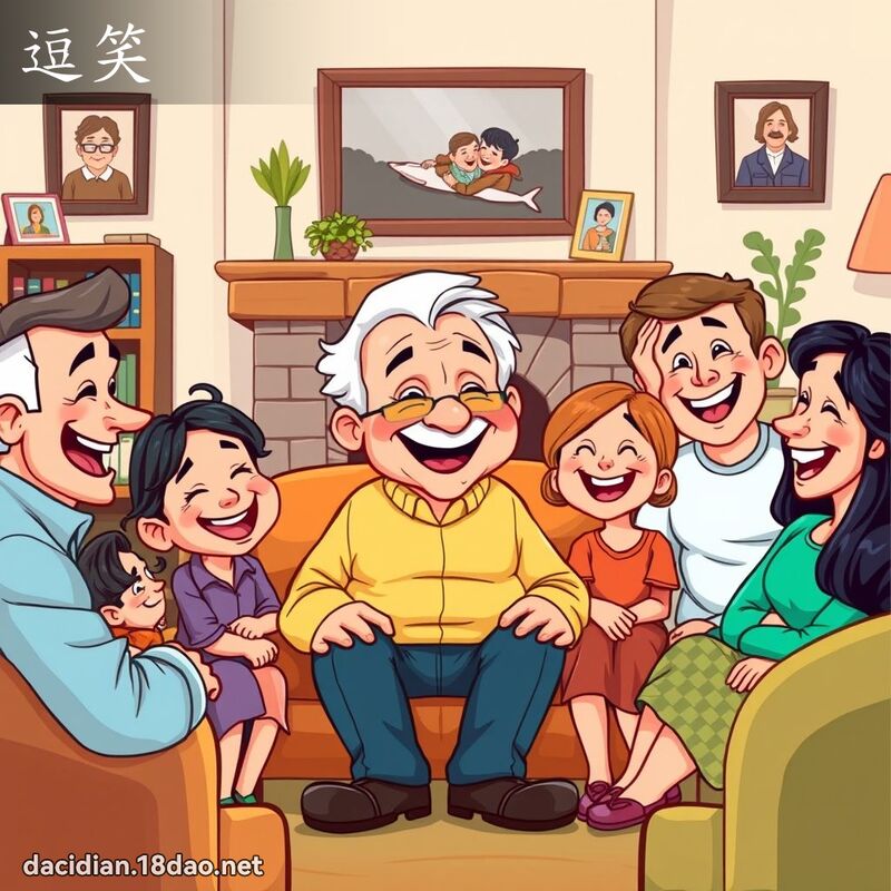 逗笑 - 國語大辭典配圖