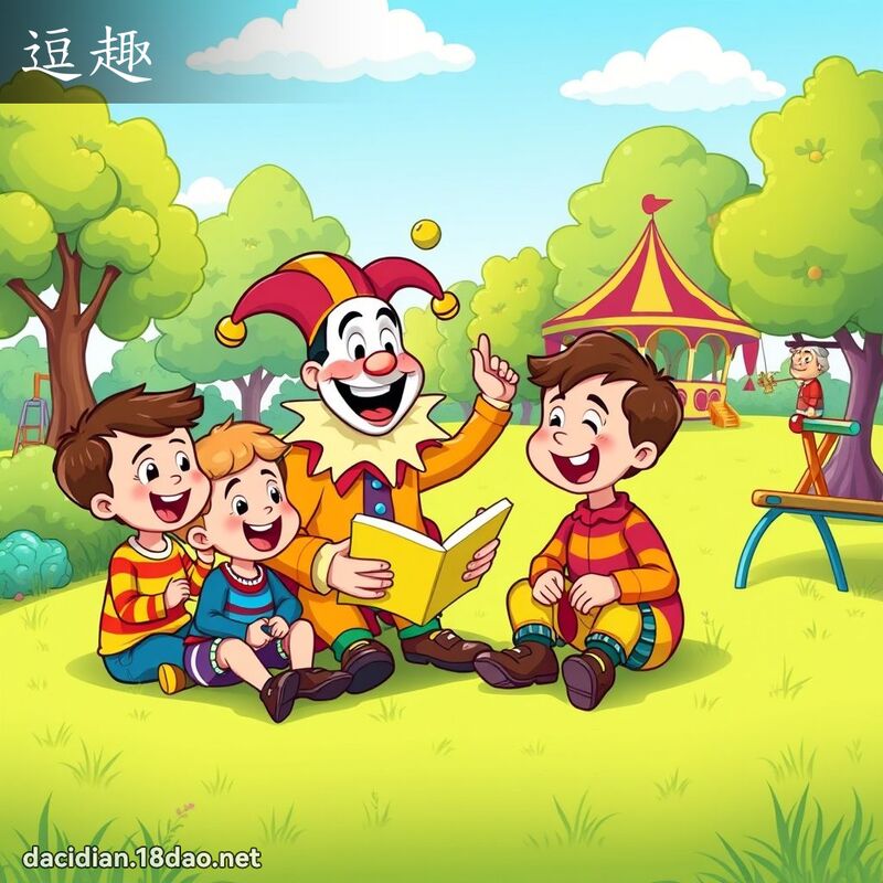 逗趣 - 国语大辞典配图