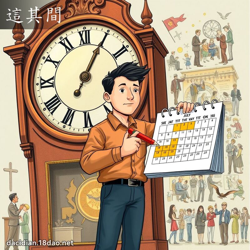 这其间 - 国语大辞典配图
