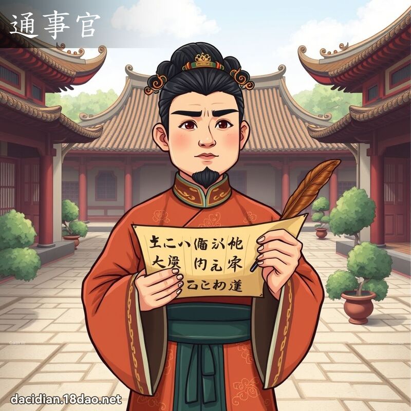 通事官 - 國語大辭典配圖