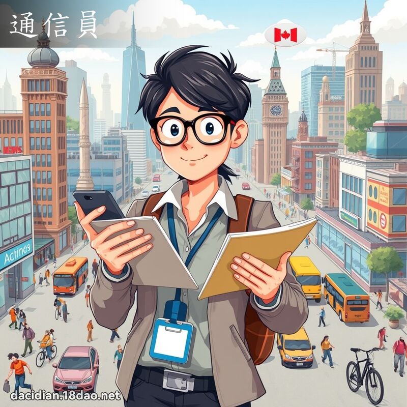 通信員 - 國語大辭典配圖
