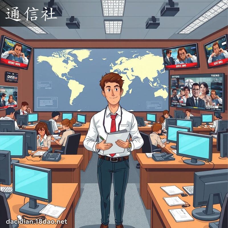 通信社 - 国语大辞典配图