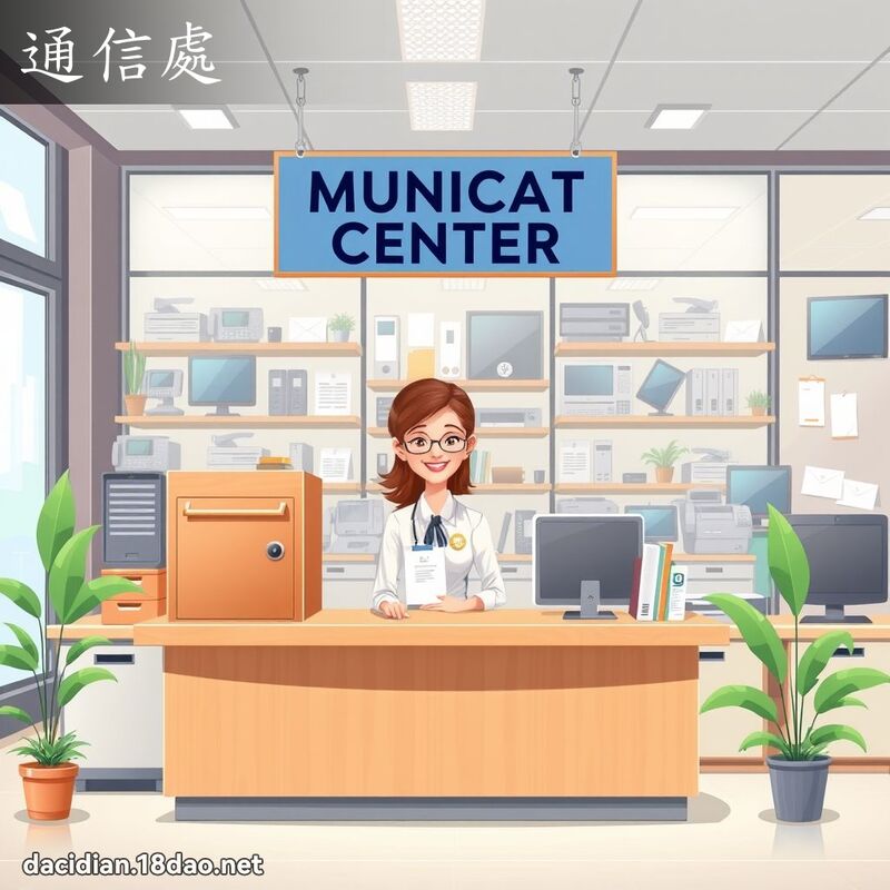 通信处 - 国语大辞典配图