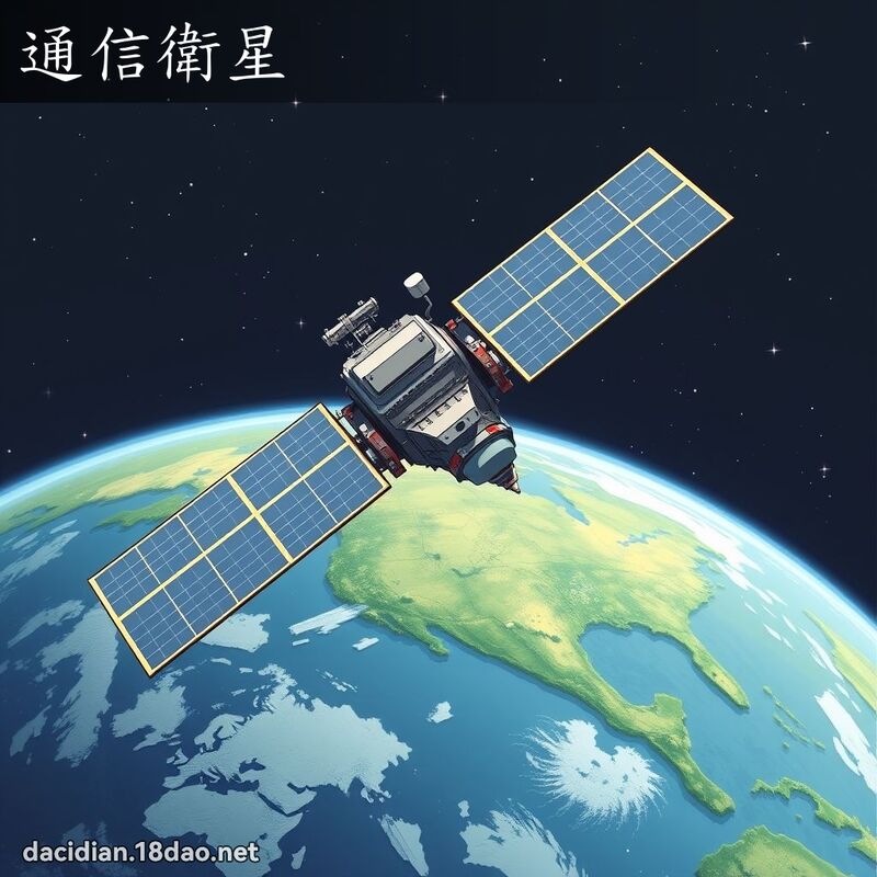 通信衛星 - 國語大辭典配圖