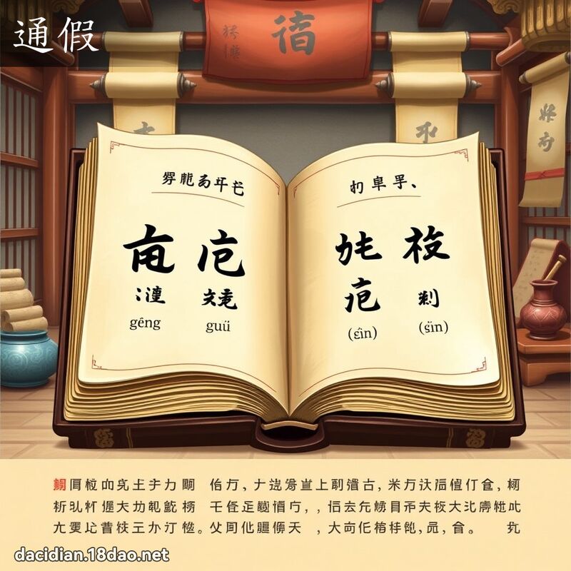 通假 - 國語大辭典配圖