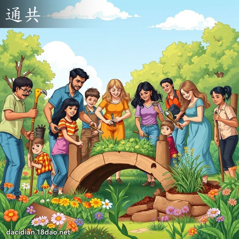 通共 - 國語大辭典配圖