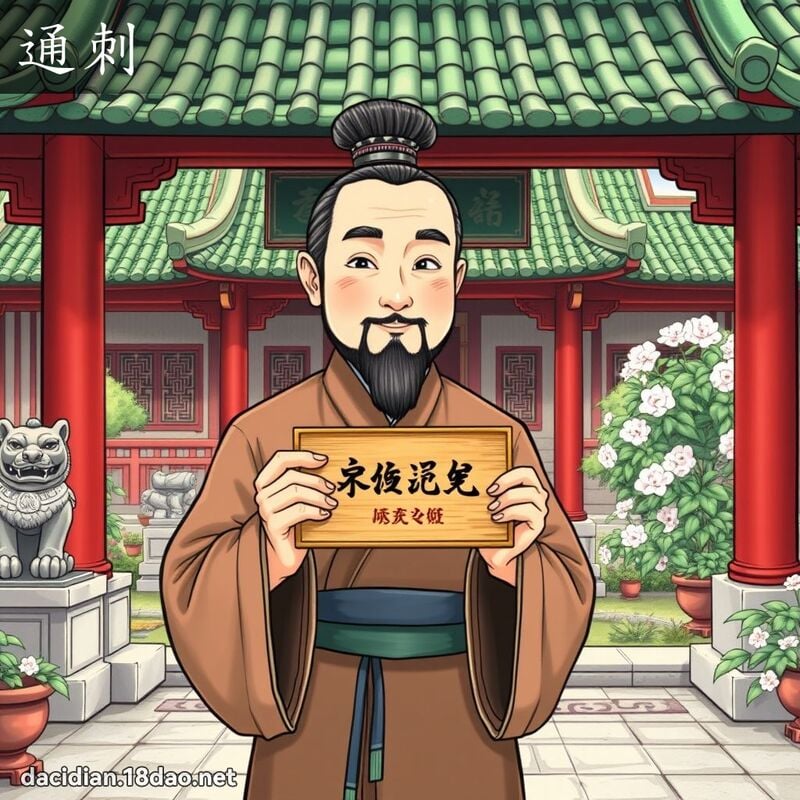 通刺 - 国语大辞典配图