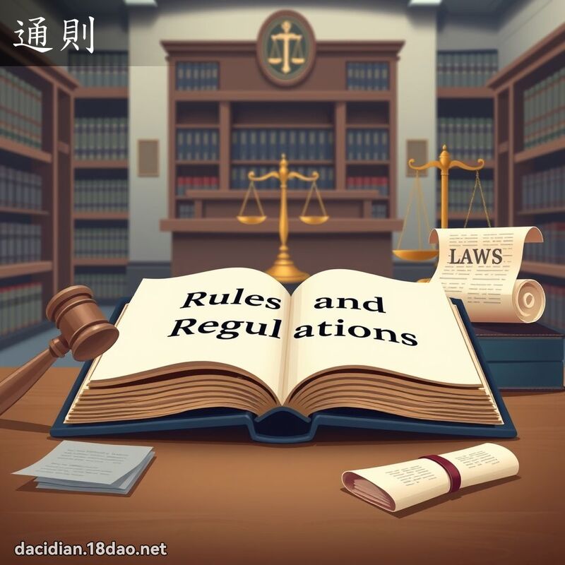 通则 - 国语大辞典配图