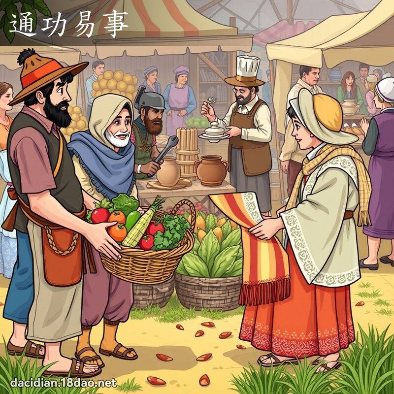 通功易事 - 國語大辭典配圖