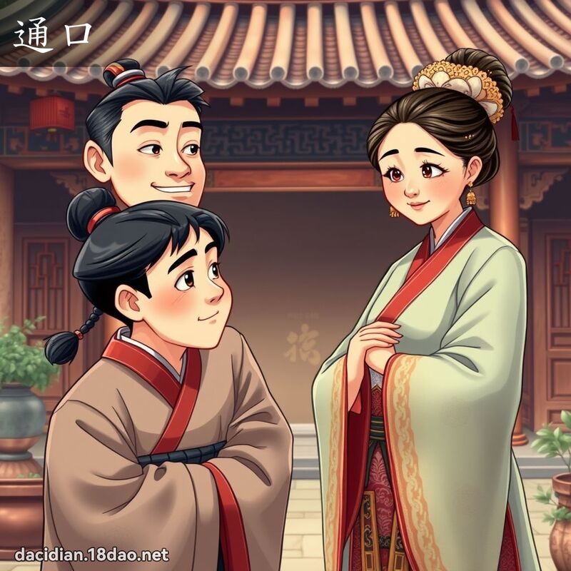 通口 - 国语大辞典配图