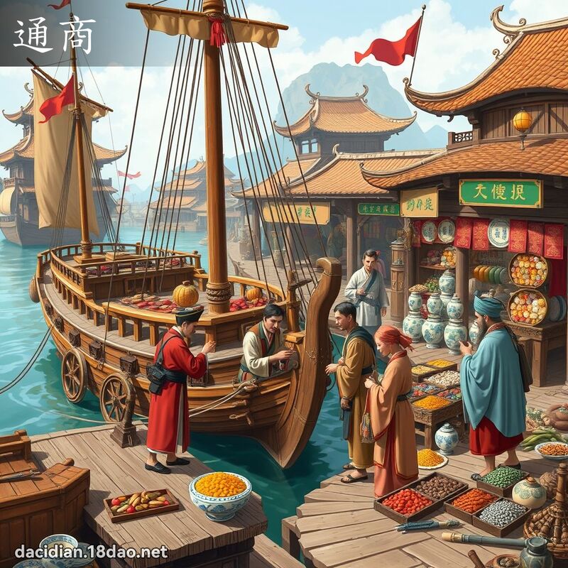 通商 - 国语大辞典配图