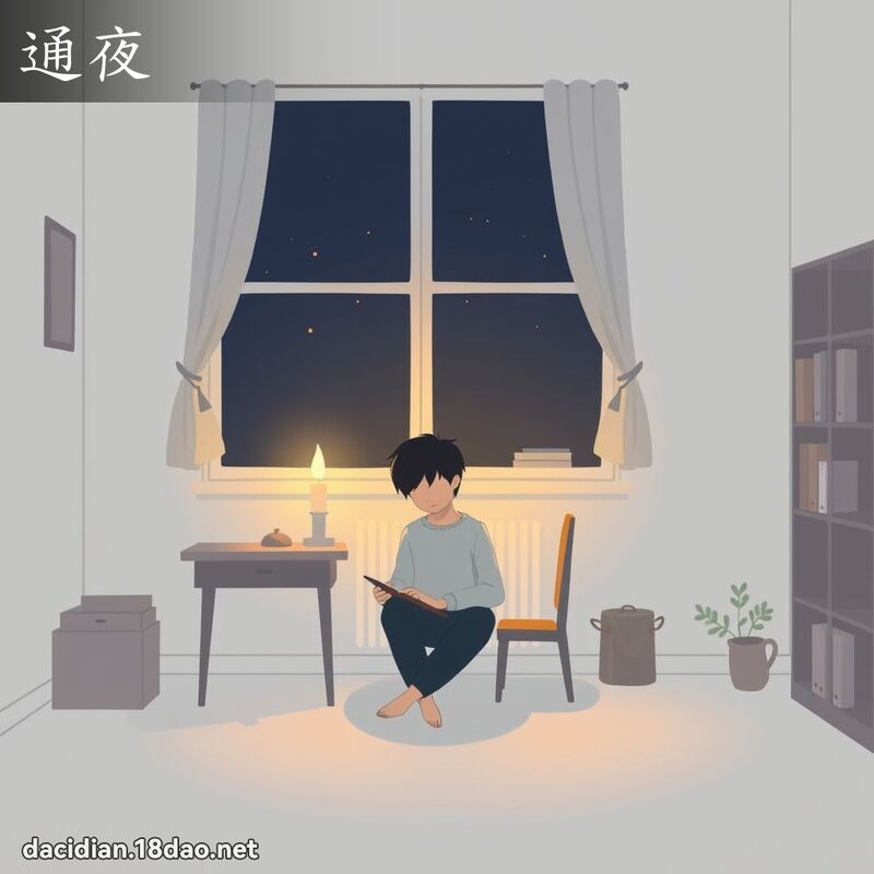 通夜 - 国语大辞典配图