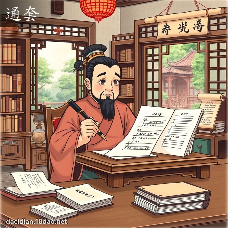 通套 - 國語大辭典配圖