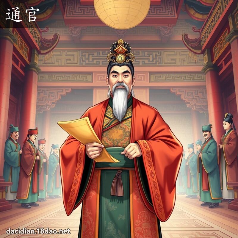 通官 - 国语大辞典配图