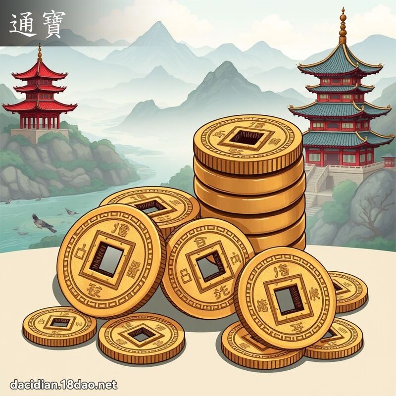 通寶 - 國語大辭典配圖