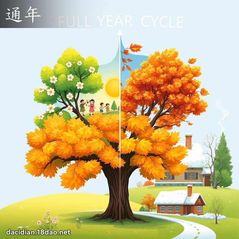 通年 - 国语大辞典配图