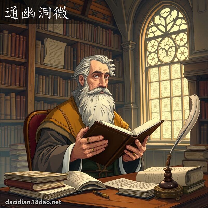 通幽洞微 - 國語大辭典配圖