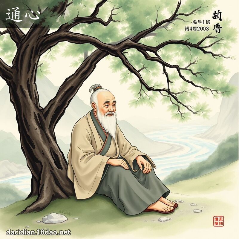 通心 - 国语大辞典配图
