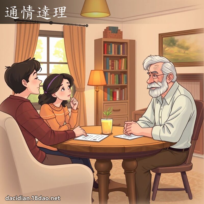 通情達理 - 國語大辭典配圖