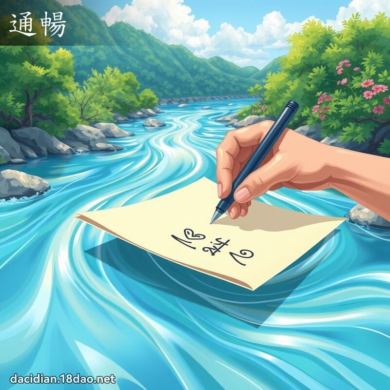 通畅 - 国语大辞典配图