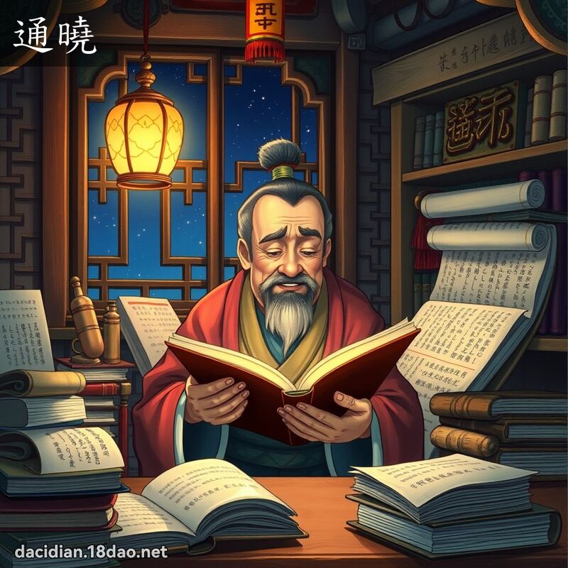 通晓 - 国语大辞典配图