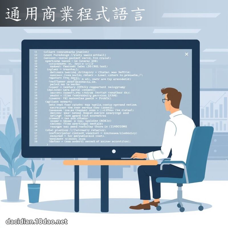 通用商业程式语言 - 国语大辞典配图